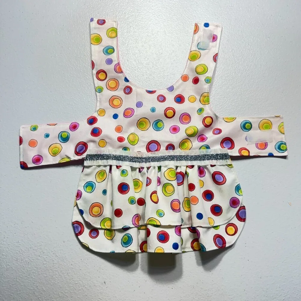 Luxury Polka Dot Dog Dress Cute Party Outfit for Small Dogs Comfortable Small